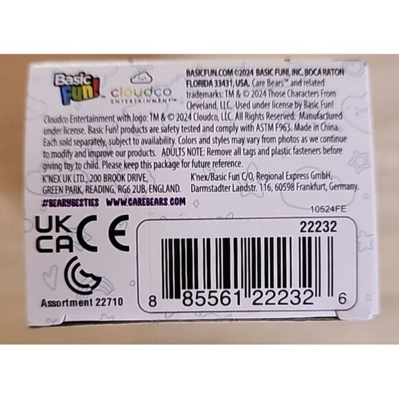 NEW, Care Bears GRUMPY Bear BLUE Micro Mini 3” Plush Stuffed Animal Basic Fun - Picture 5 of 5